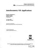 Interferometry 7: Applications