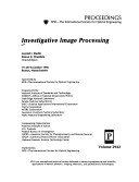 Investigative Image Processing
