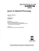 Lasers in Material Processing