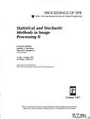 Statistical and Stochastic Methods in Image Processing