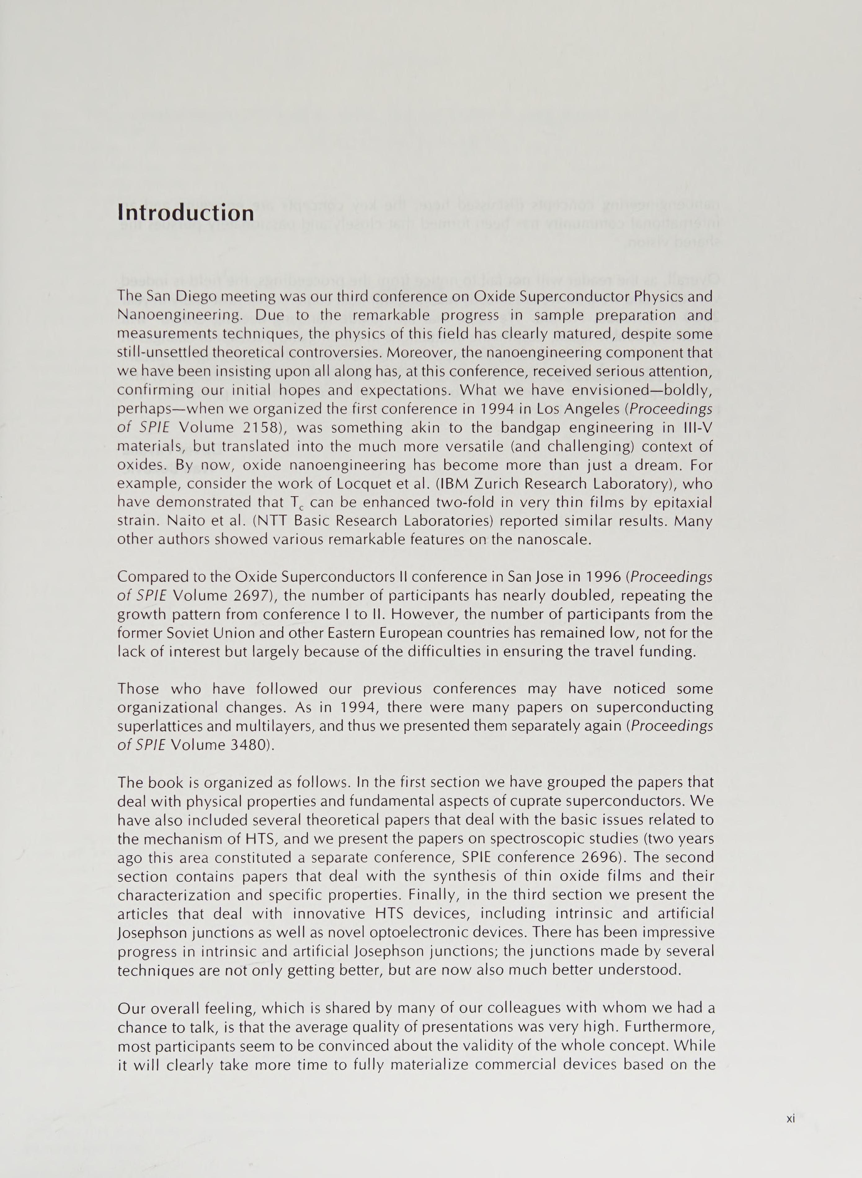 Superconducting And Related Oxides: Physics And Nanoengineering Iii