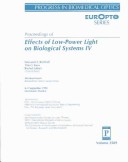 Proceedings of Effects of Low-Power Light on Biological Systems Iv