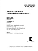 Photonics For Space And Radiation Environments: 20-21 September, 1999, Florence, Italy