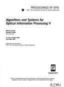 Algorithms And Systems For Optical Information Processing V