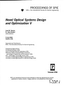Novel Optical Systems Design And Optimization V