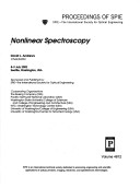 Nonlinear Spectroscopy