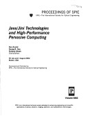 Java/ Jini Technologies and High-Performance Pervasive Computing