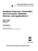 Nonlinear Frequency Generation And Conversion
