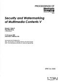 Security And Watermarking Of Multimedia Contents V