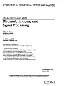 Medical Imaging 2003: Ultrasonic Imaging And Signal Processing