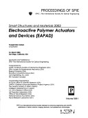 Smart Structures And Materials 2003: Electroactivepolymer Actuators And Devices (Eapad) (Proceedings Of Spie)