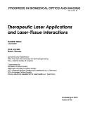 Therapeutic Laser Applications And Laser-Tissue Interactions