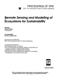 Remote Sensinf and Modeling of Ecosystems for Sustainability