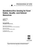 Nondestructive Sensing For Food Safety, Quality, And Natural Resources