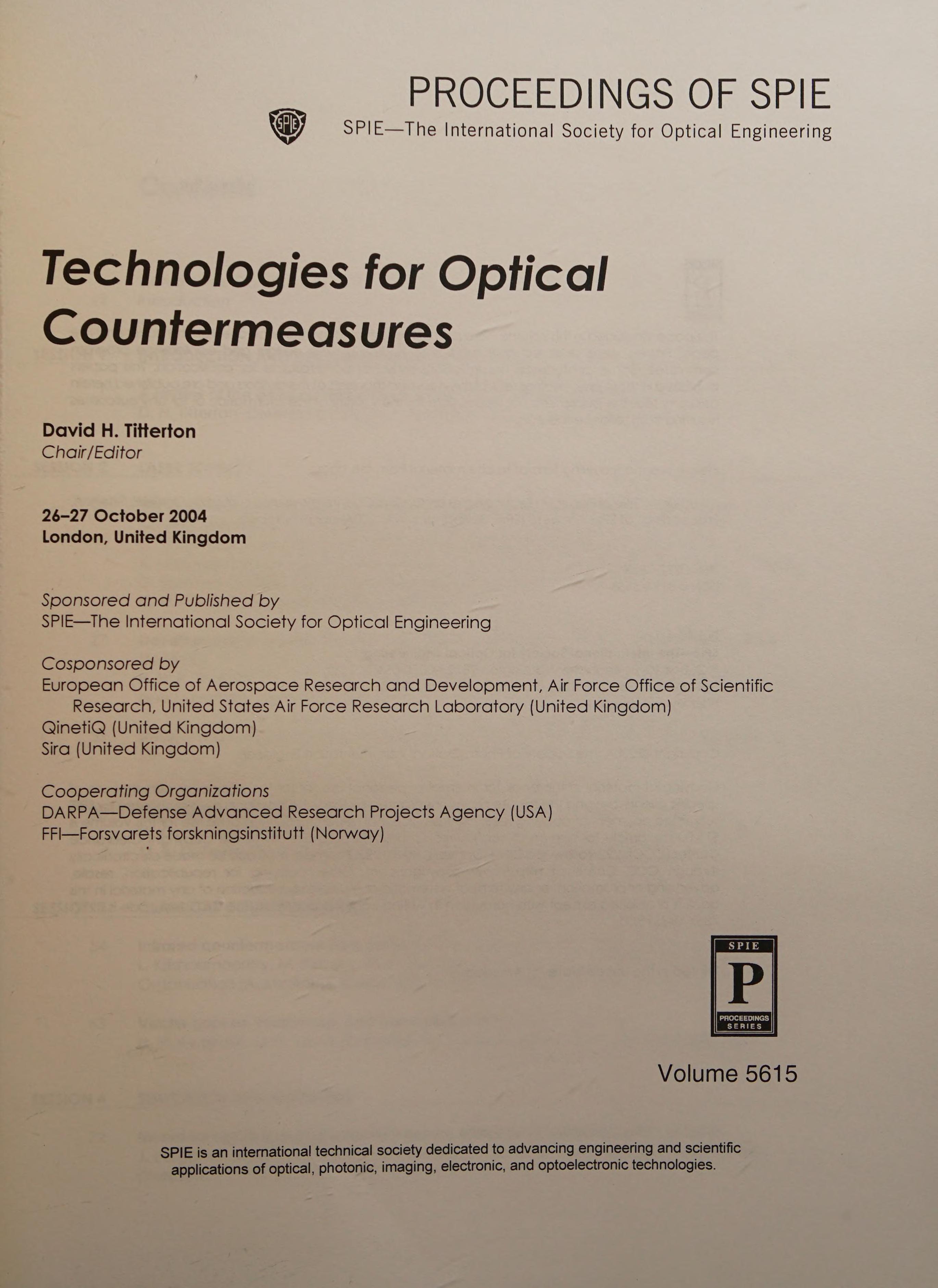 Technologies For Optical Countermeasures