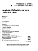 Nonlinear Optical Phenomena and Applications