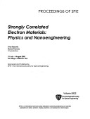 Strongly Correlated Electron Materials