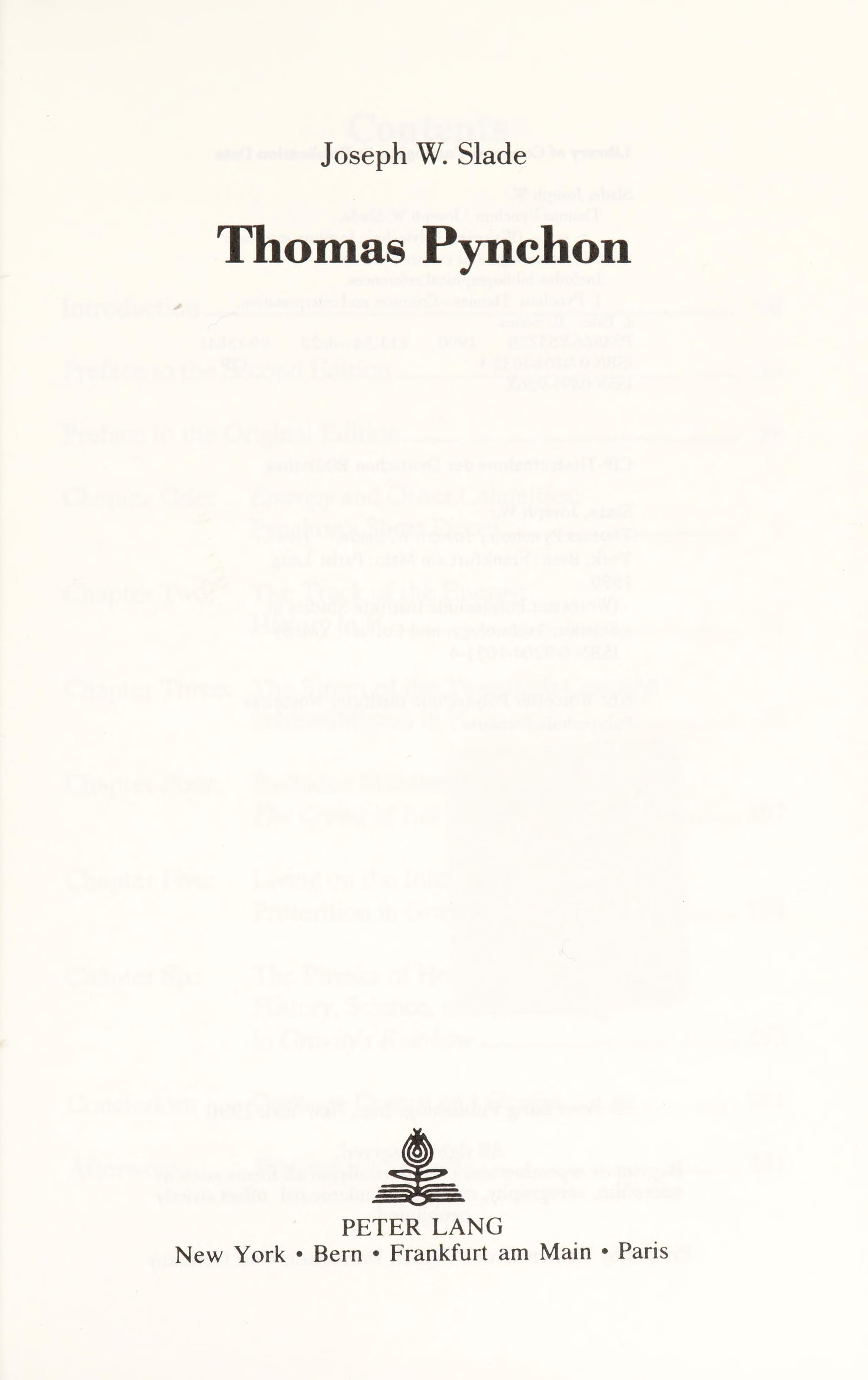Thomas Pynchon
