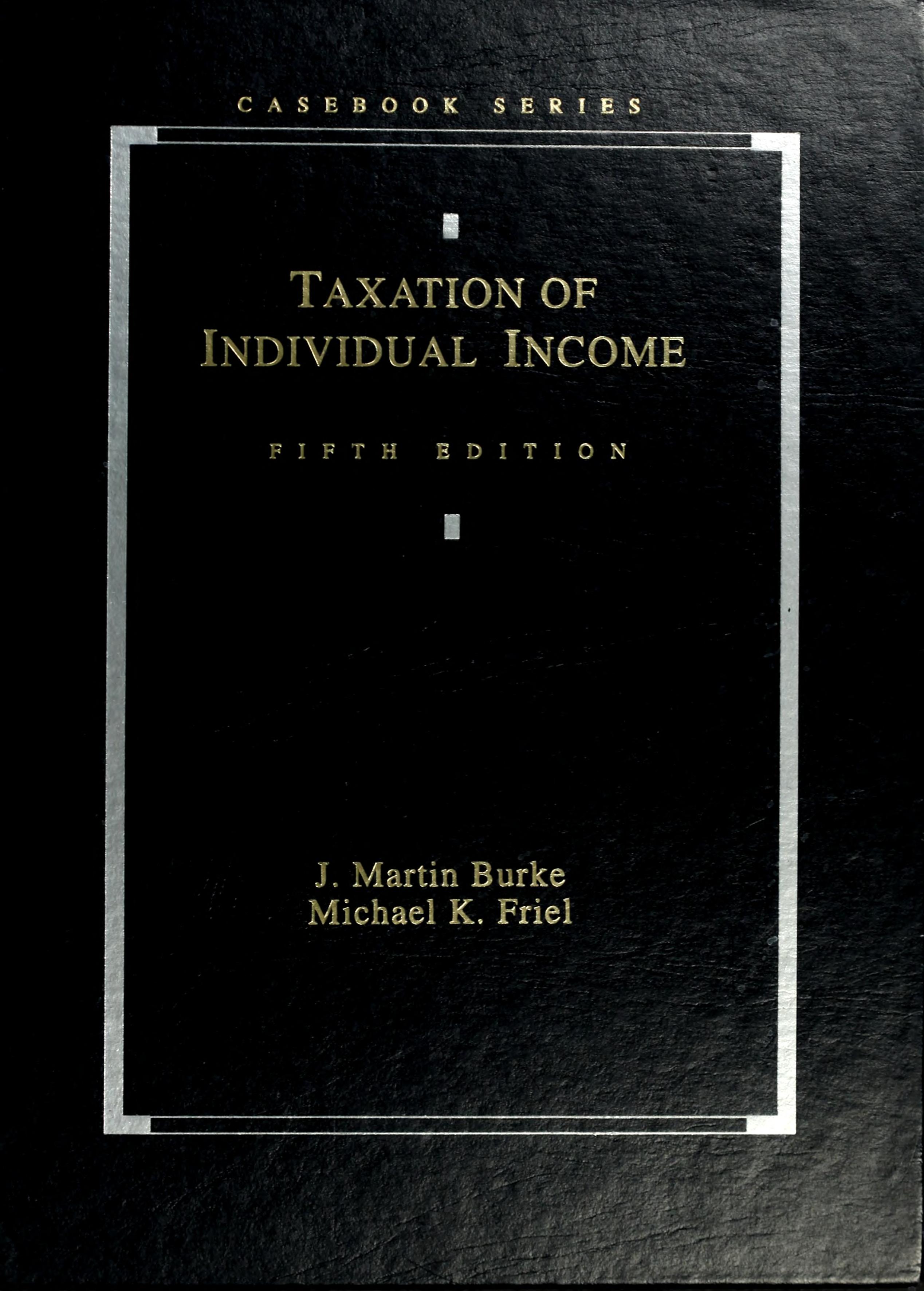 Taxation of individual income
