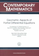 Geometric aspects of partial differential equations