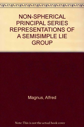 Non-Spherical Principal Series Representations of a Semisimple Lie Group