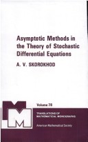 Asymptotic methods in the theory of stochastic differential equations