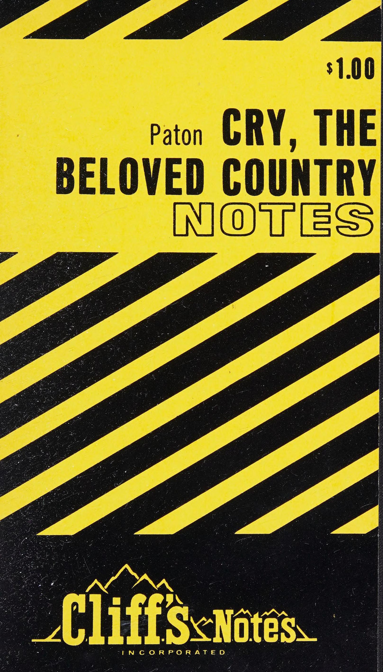 Paton s Cry the belovad country