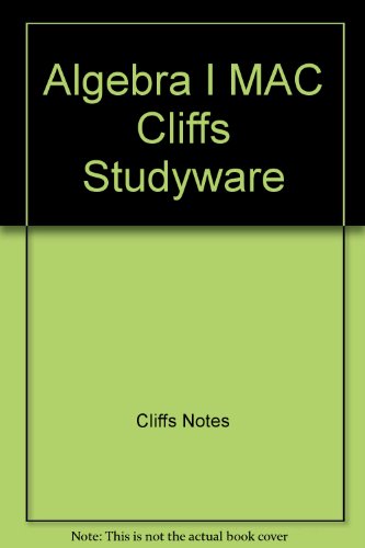 Algebra I Mac Cliffs Studyware