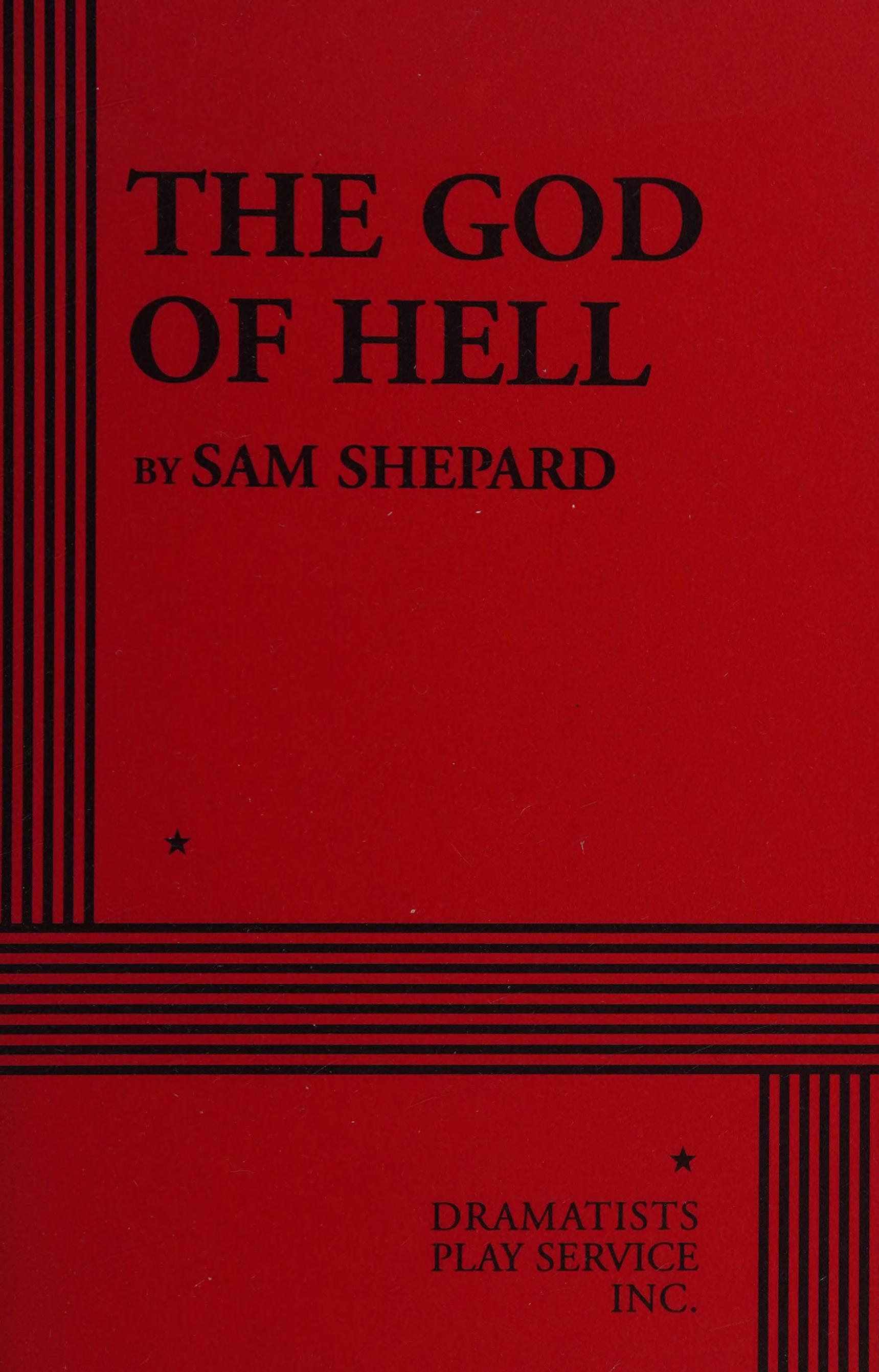 The God of Hell - Acting Edition