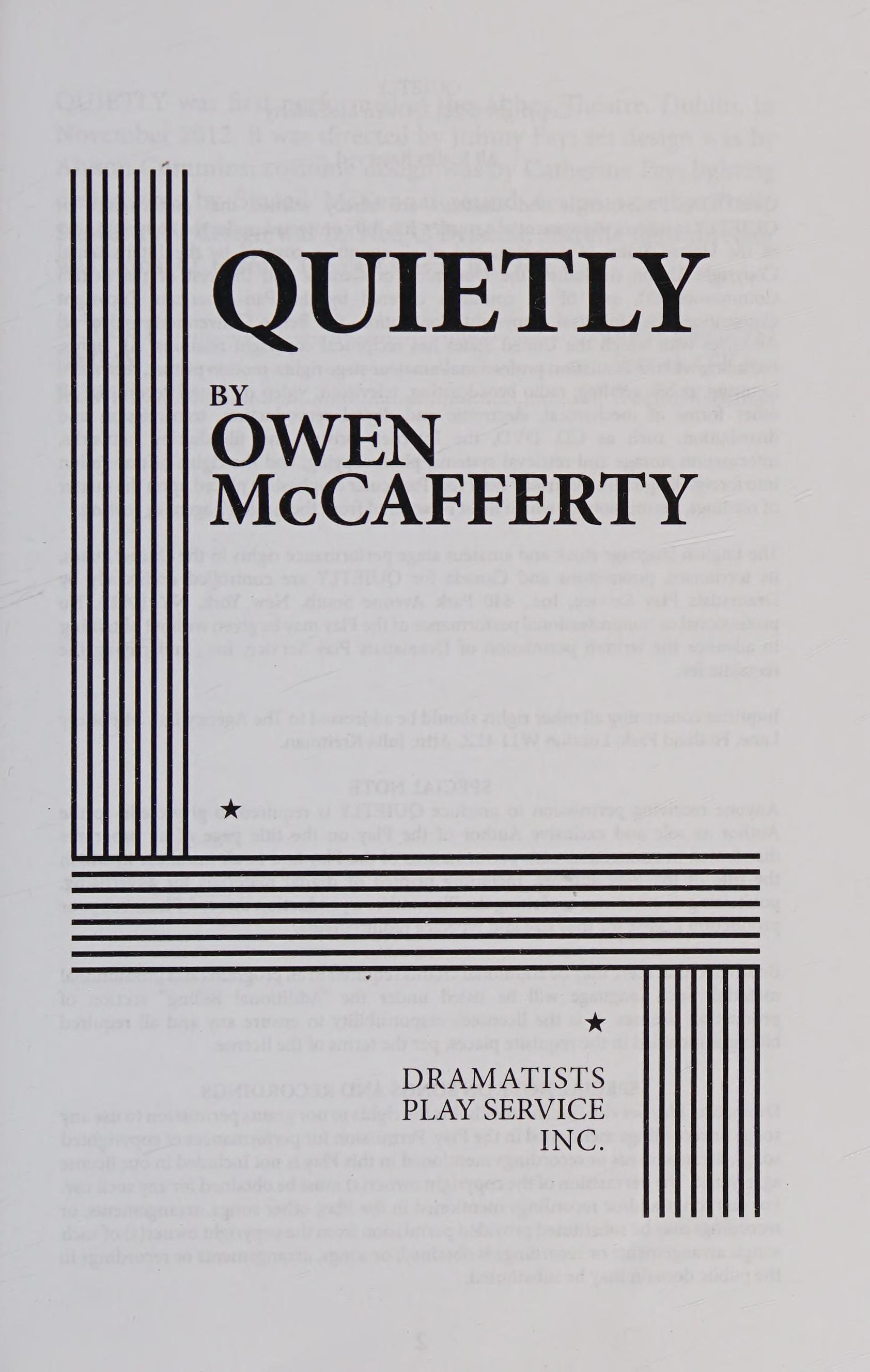 Quietly
