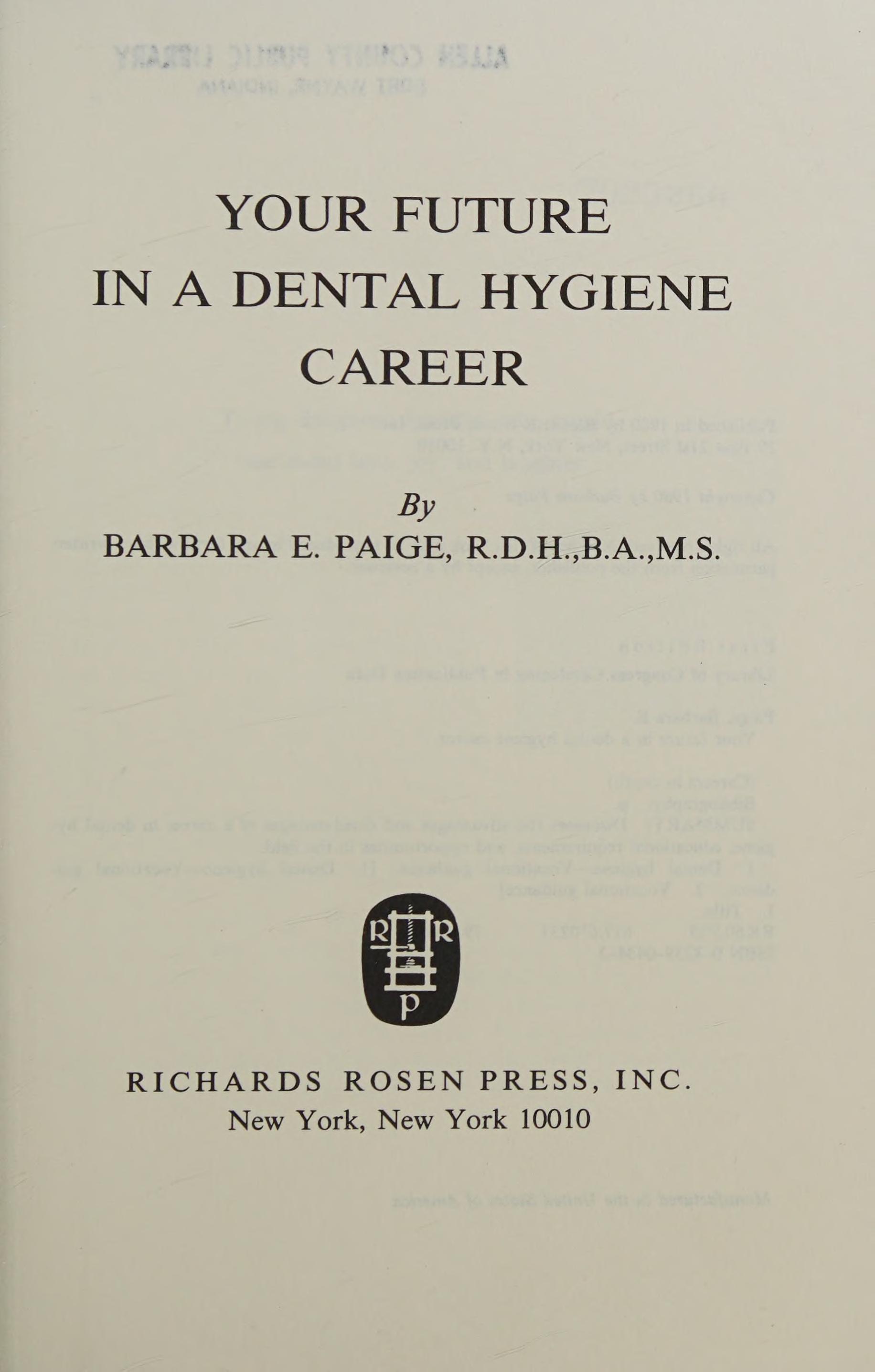 Your Future in a Dental Hygiene Career