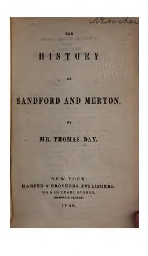Hist Sanford & Merton 3vls