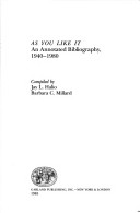 As You Like It Annotated