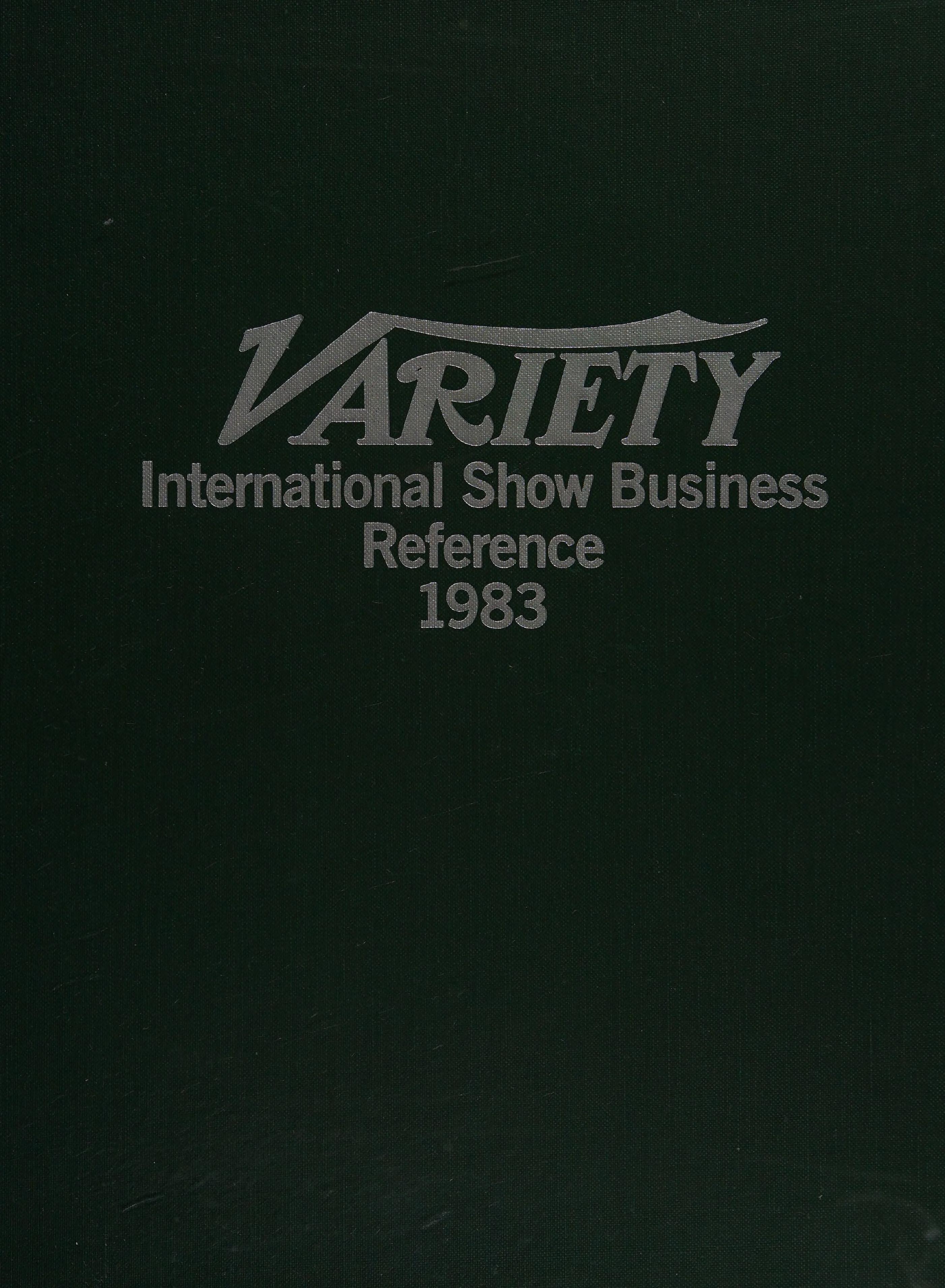 Variety International Show Business Reference, 1983