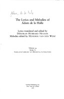Lyrics & Melodies of Adamde La