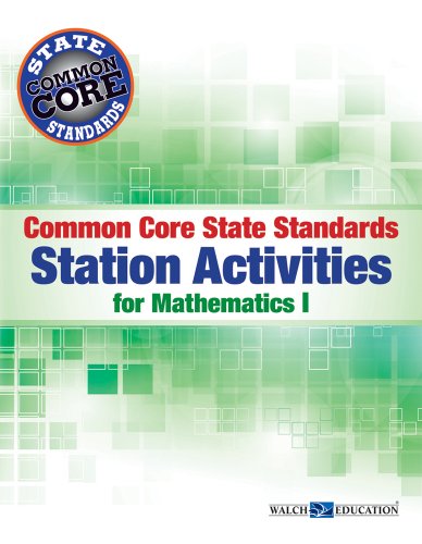 CCSS Station Activities for Mathematics I