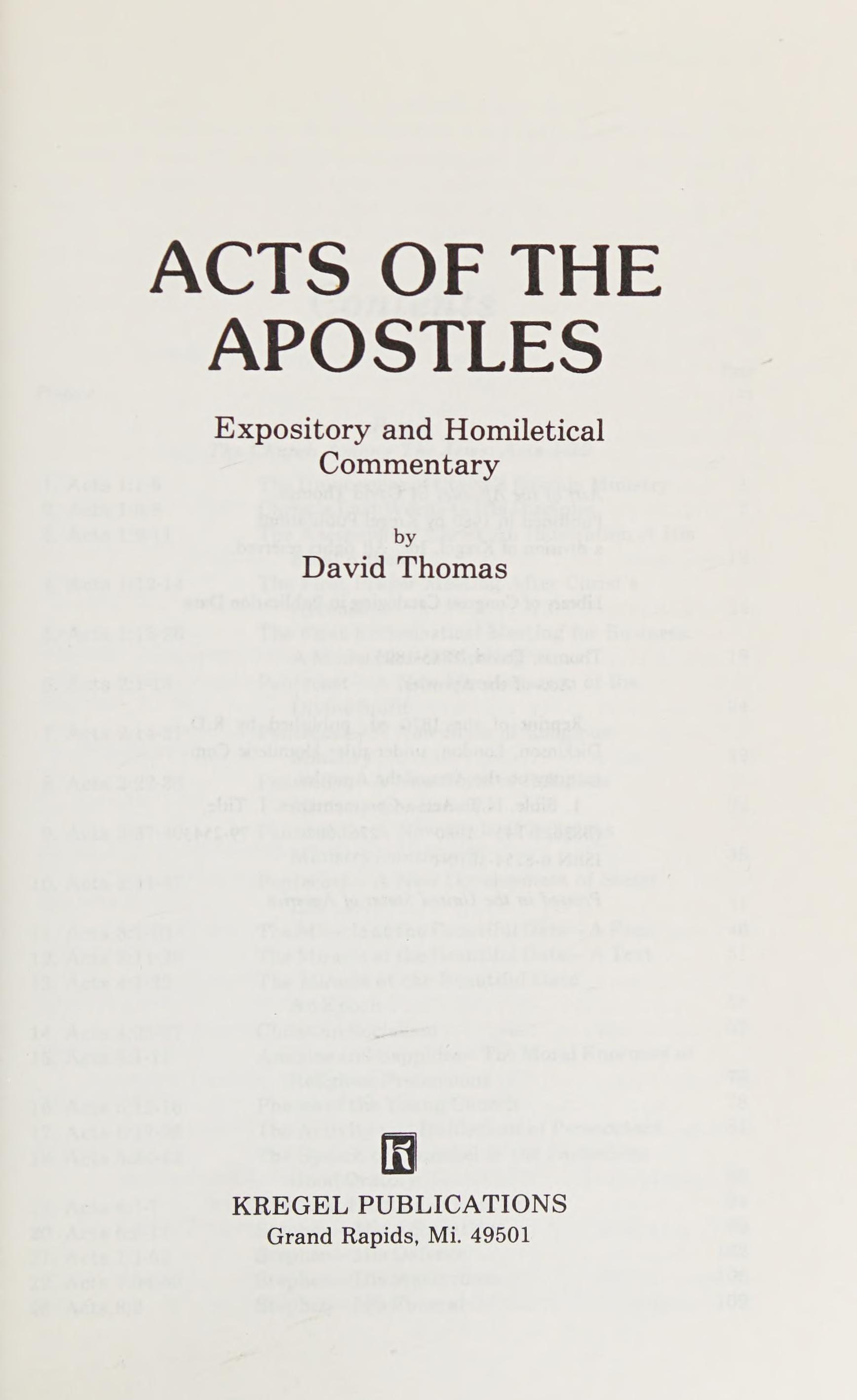 Acts of the Apostles