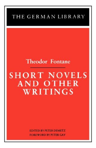 Short Novels And Other Writings: Theodor Fontane
