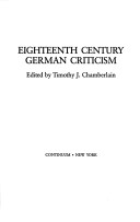 Eighteenth Century German Criticism