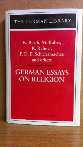 German Essays on Religion