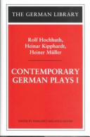 Contemporary German Plays Ii