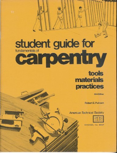 Student Guide for Fundamentals of Carpentry