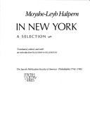 In New York: A Selection