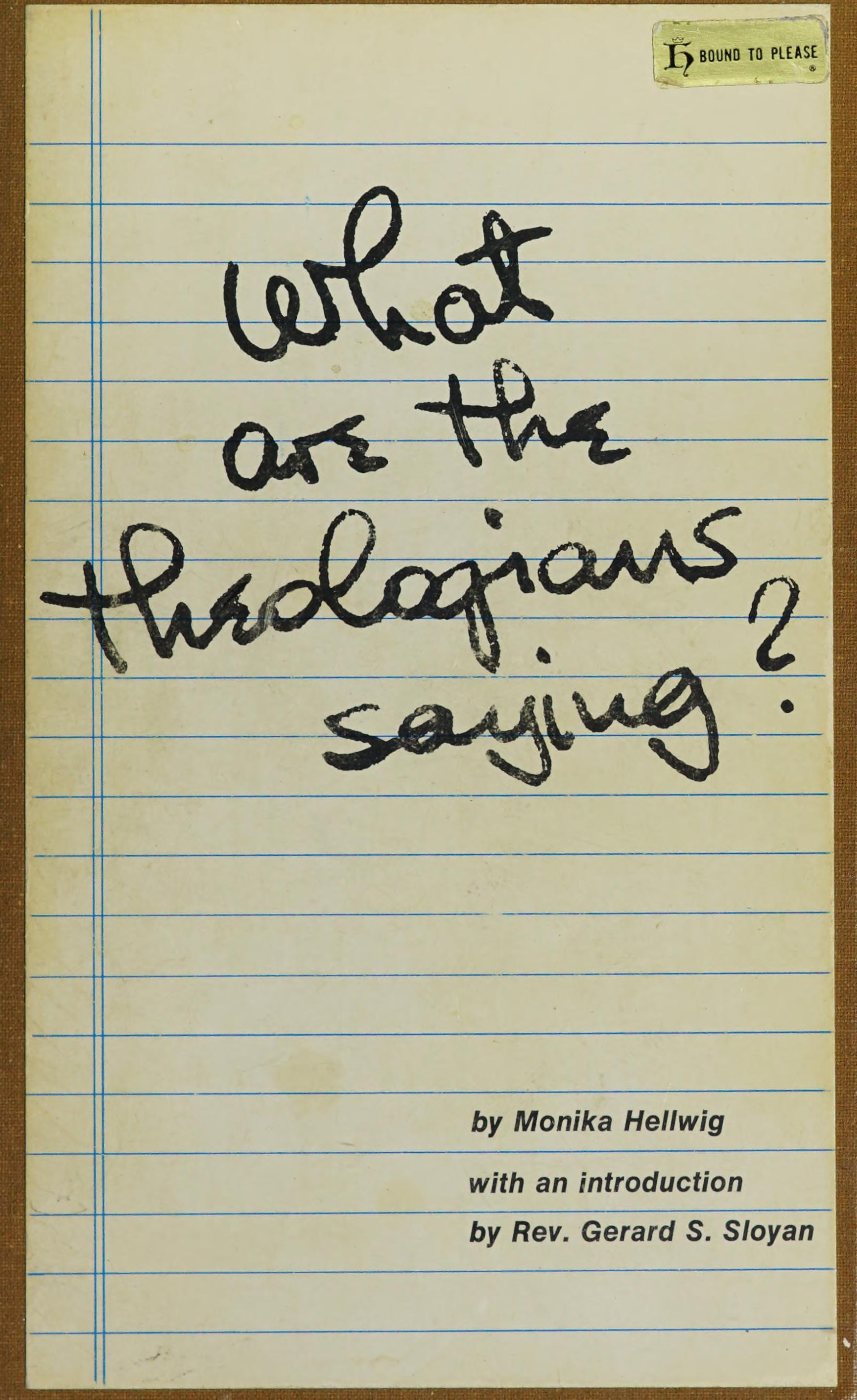 What are the theologians saying