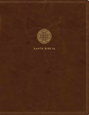 RVR60, Santa Biblia, Edición Para Notas, Leathersoft, Café, Palabras de Jesús En Rojo, Comfort Print
