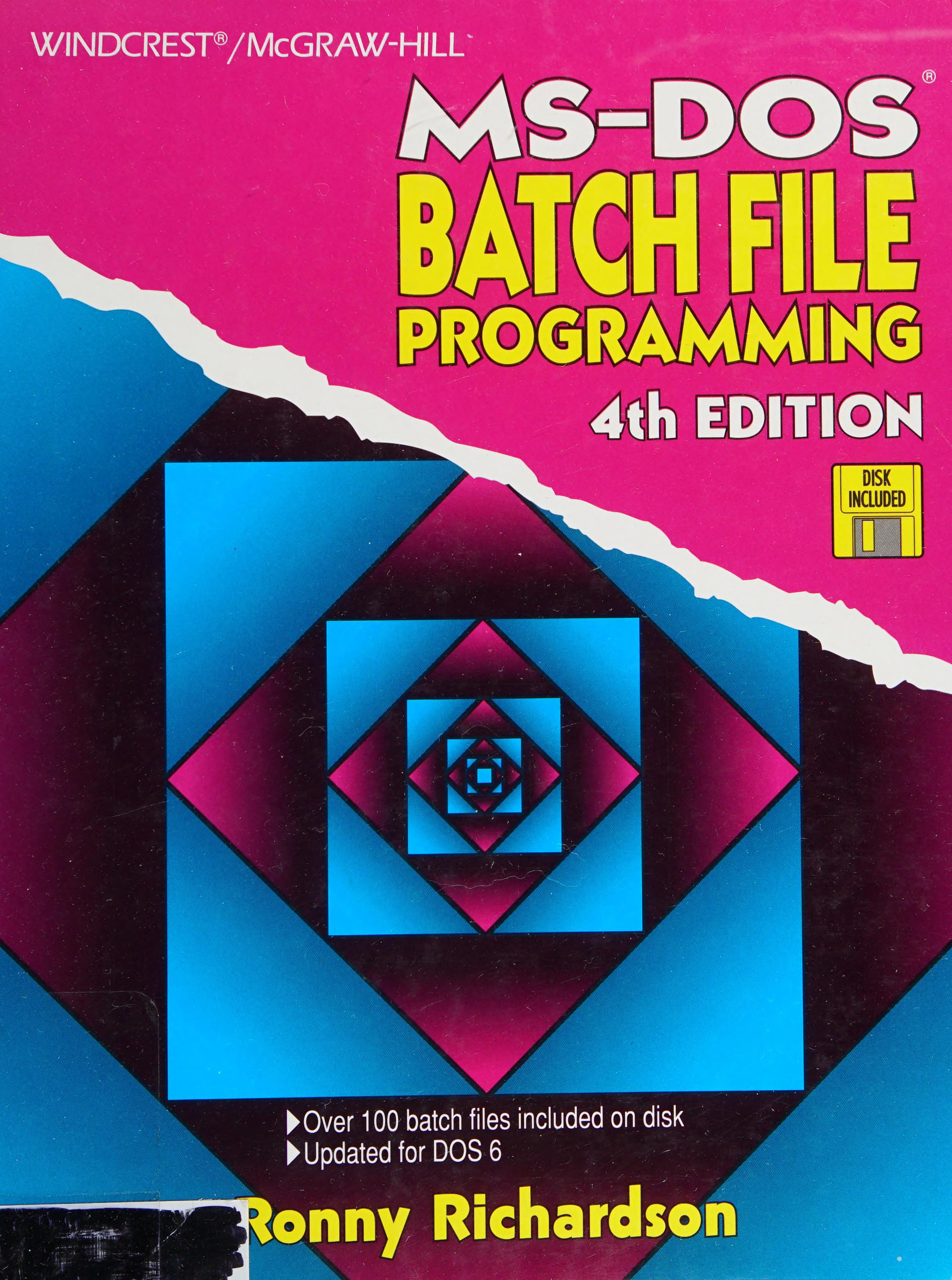 Ms-Dos Batch File Programming