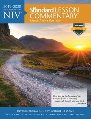 Niv® Standard Lesson Commentary® Large Print Edition 2019-2020