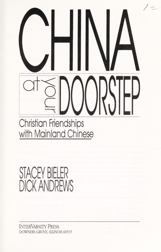 China At Your Doorstep
