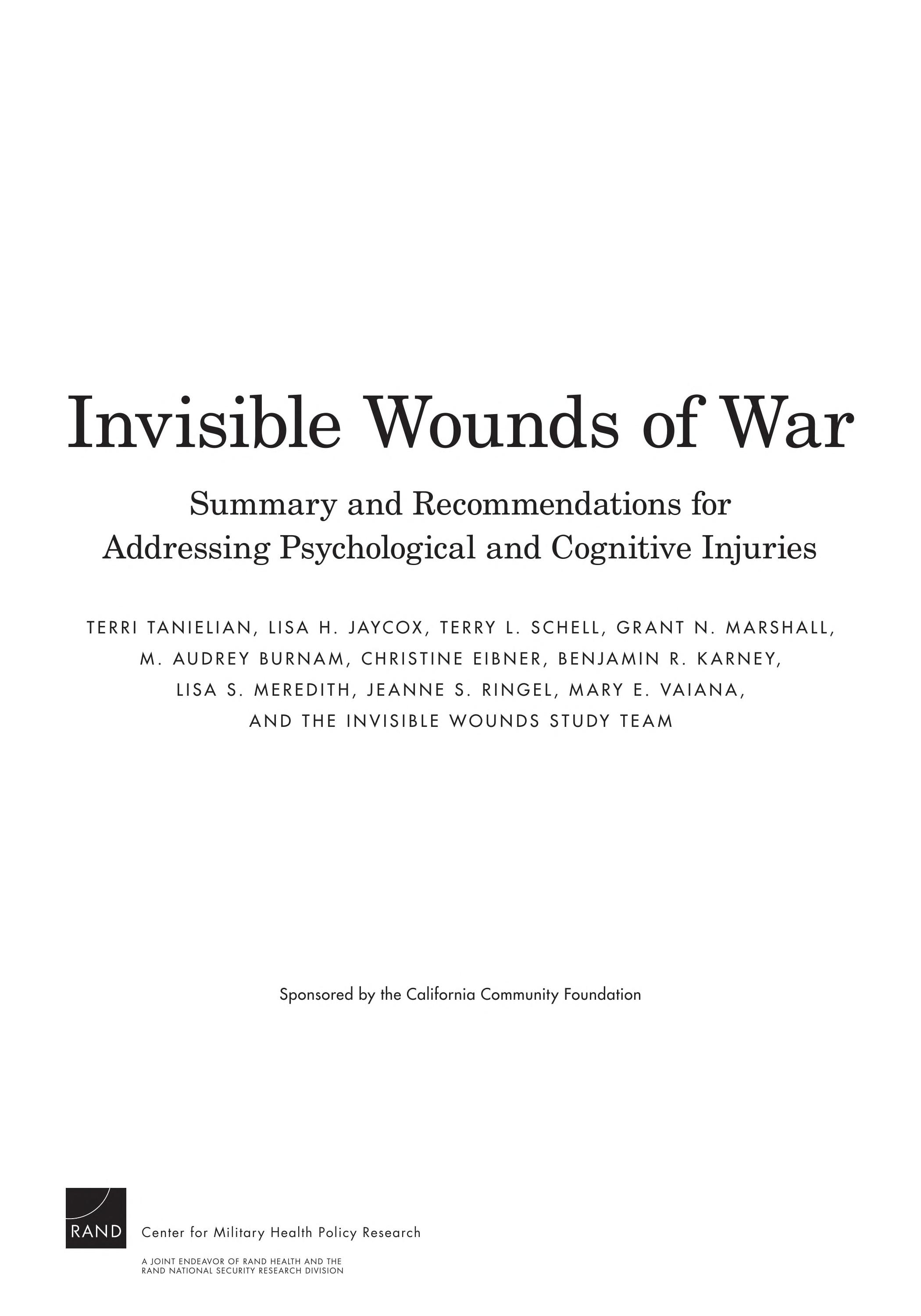 Invisible Wounds