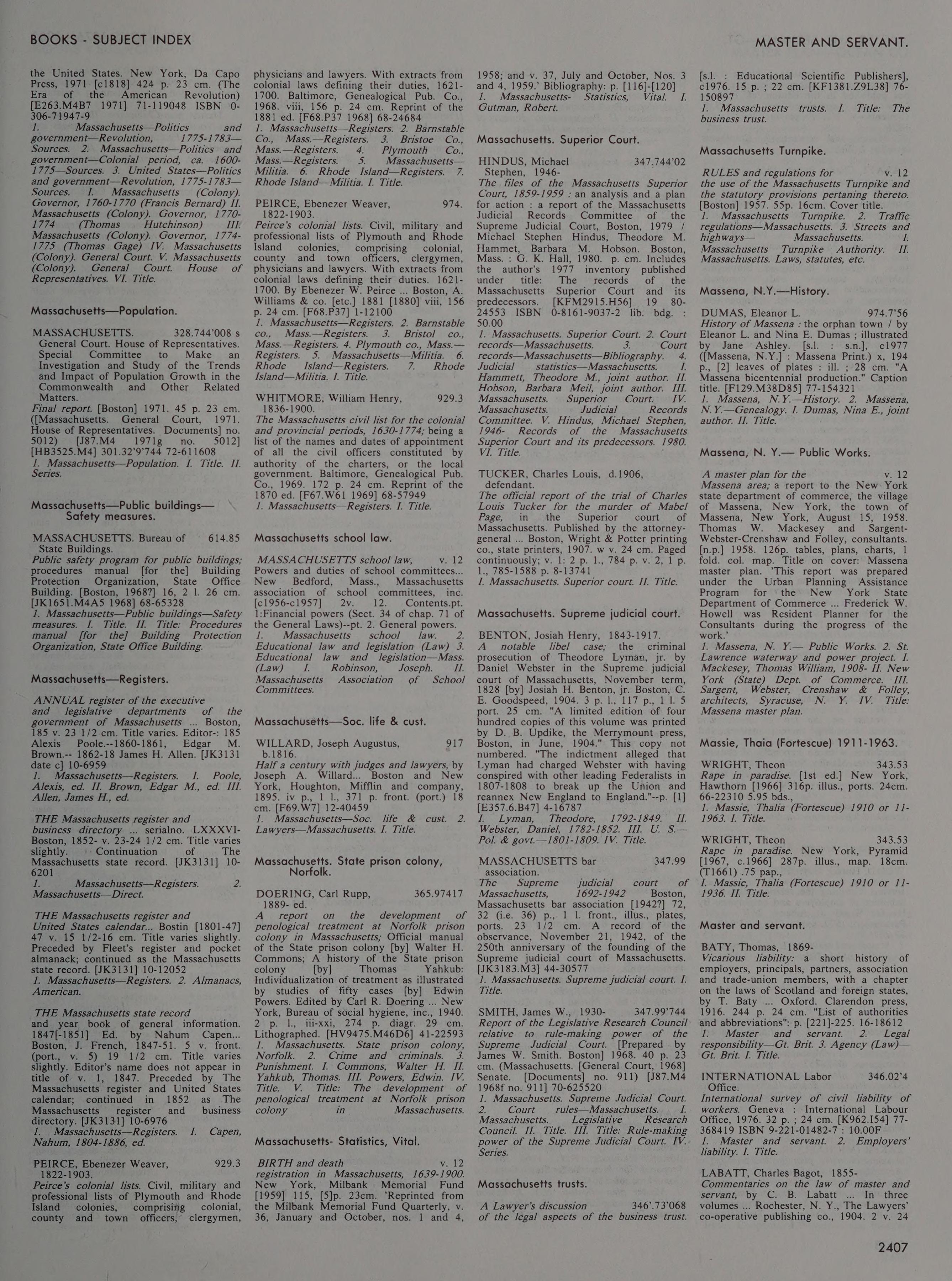 Law Books 1876-1981